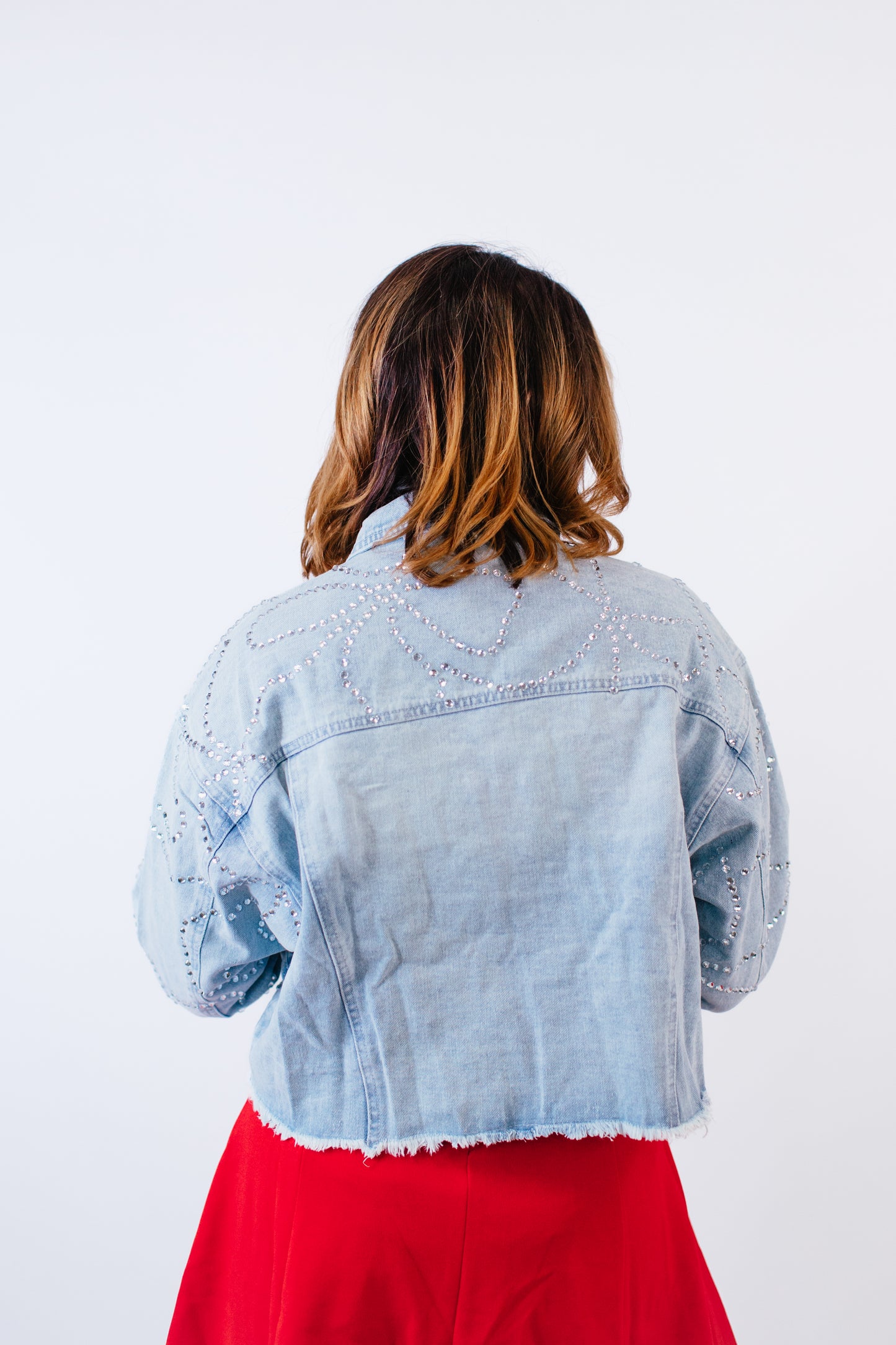 Glitz And Bows Denim Jacket