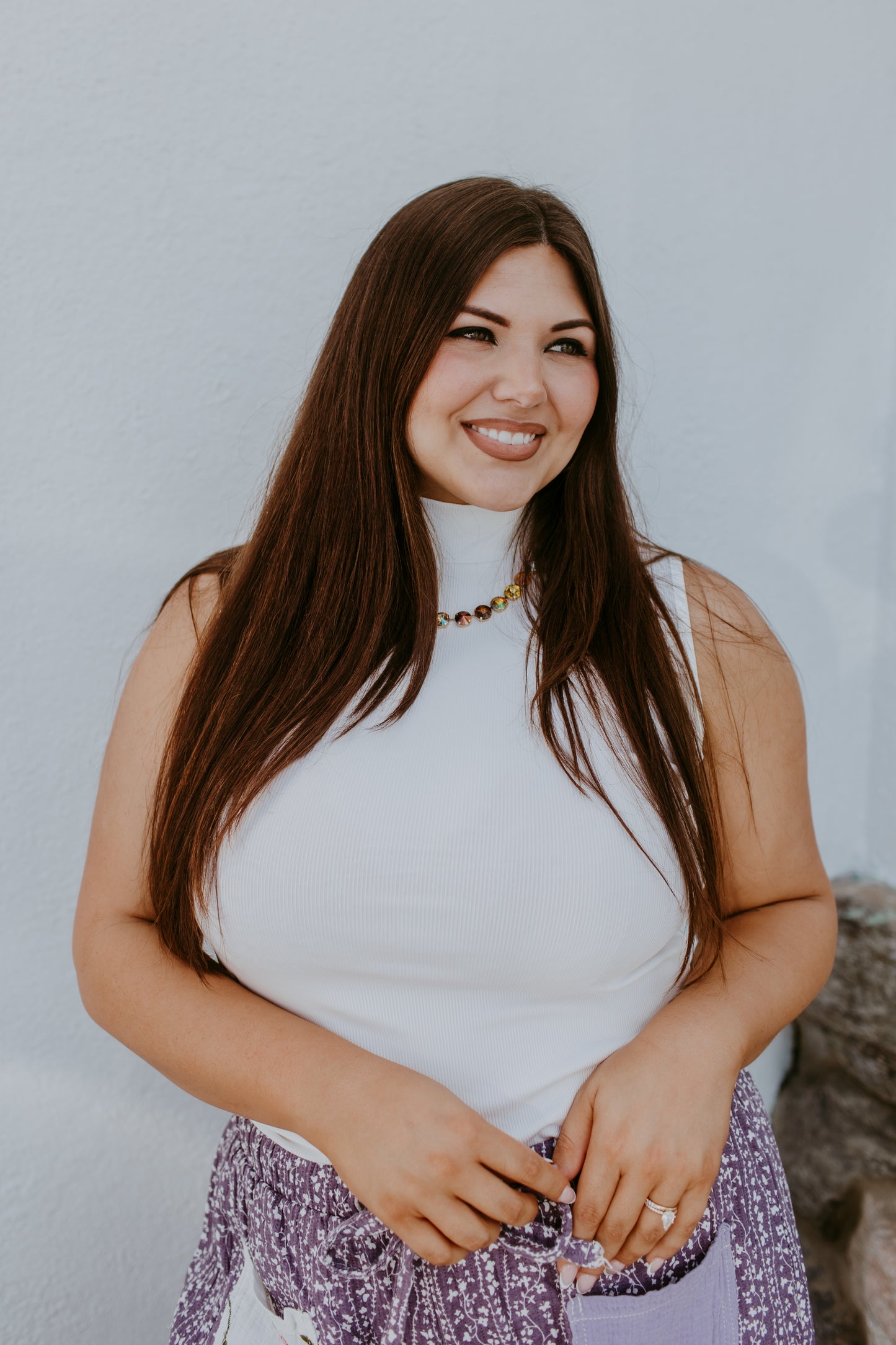 Sweet Simplicity Tank In White - Reg & Curvy