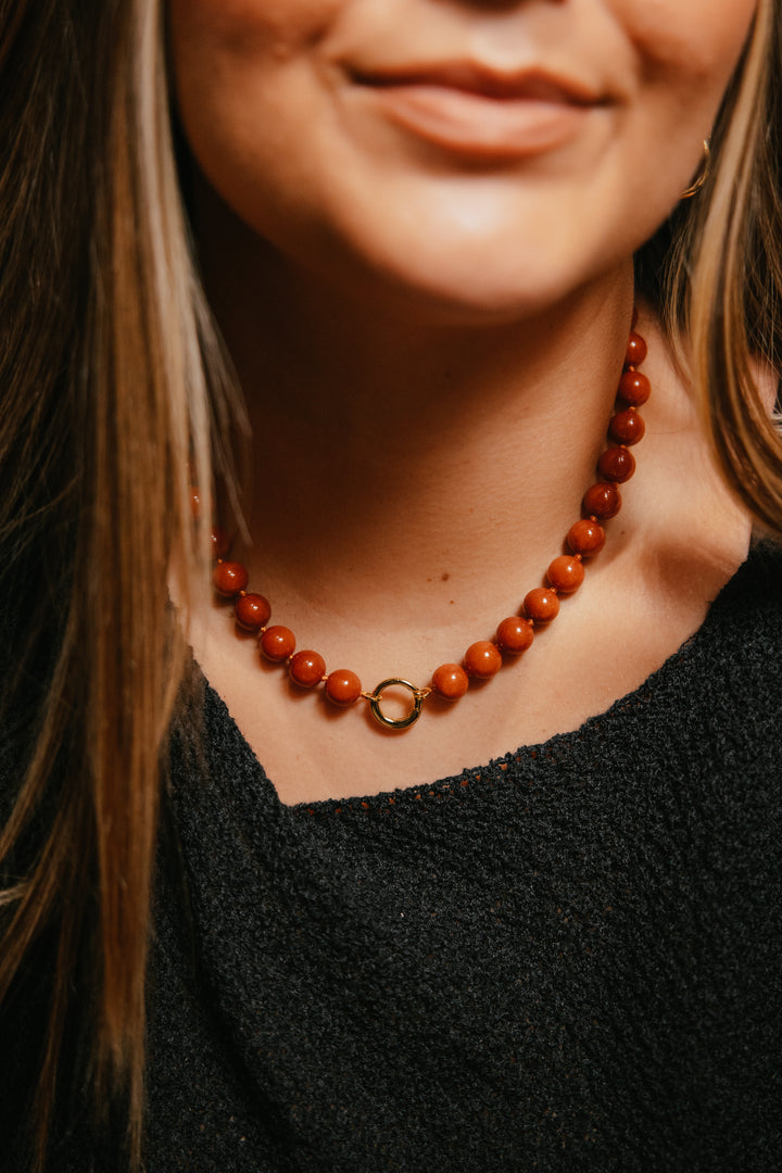 Terracotta Glow Necklace