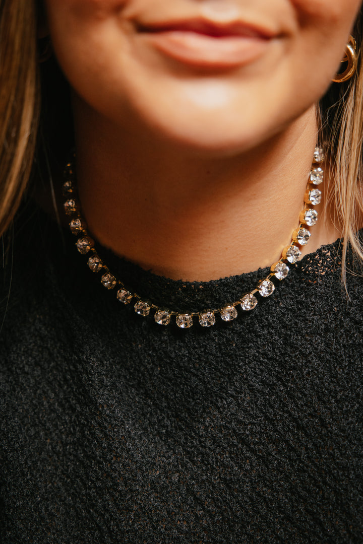 Cherry On Top Necklace In White - 16 Inch