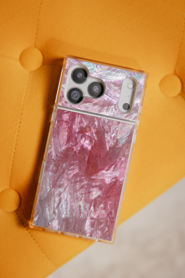 Pink Mother Of Pearl Magsafe iPhone Case | iPhone 17 Pro Max