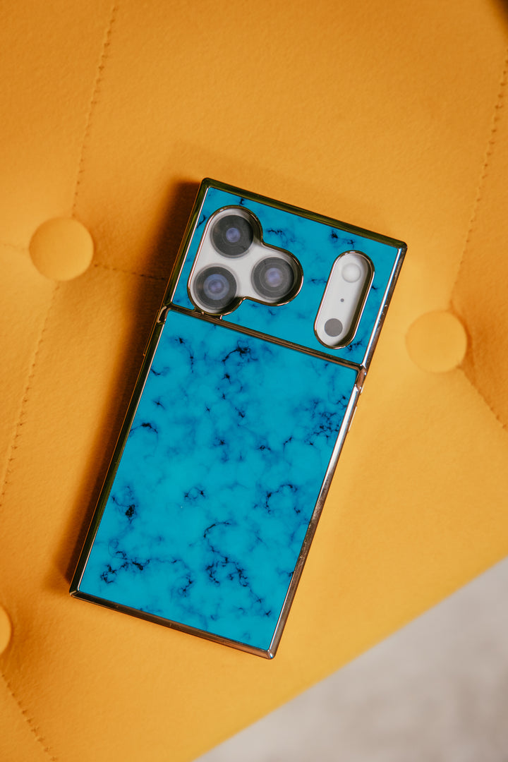 Gilded Turquoise Magsafe iPhone Case | iPhone 17 Pro
