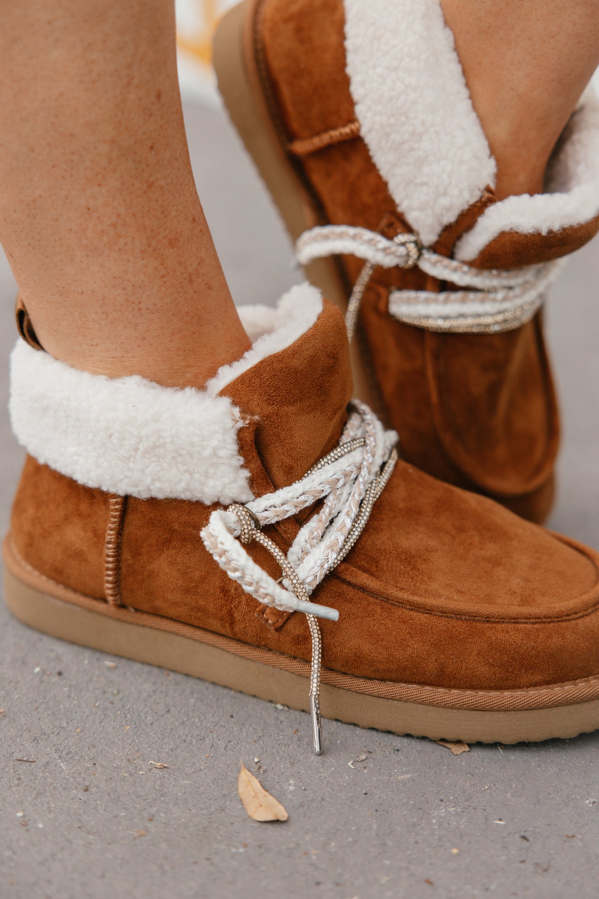 Very G Tan Cherilyn Bling Boots