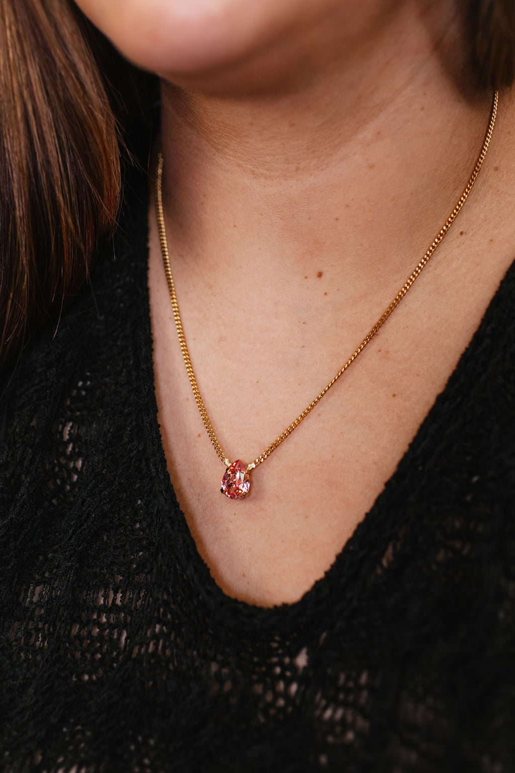 Presale: Tova Lumi Necklace in Light Rose Glimmer - FINAL SALE