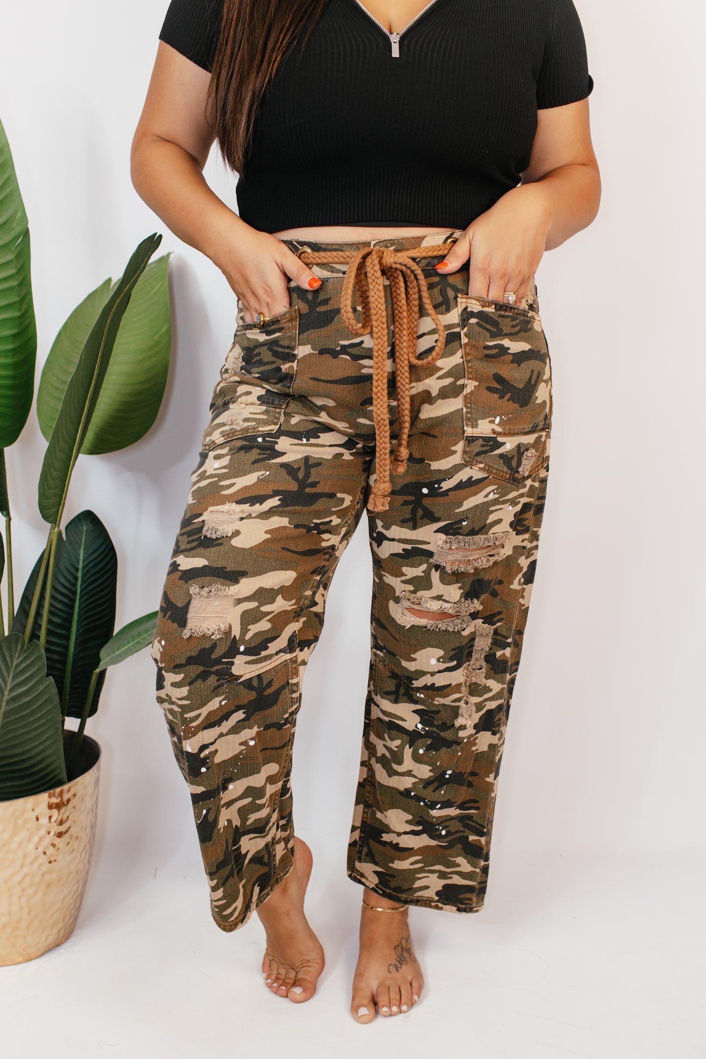 Camel Camo Pants