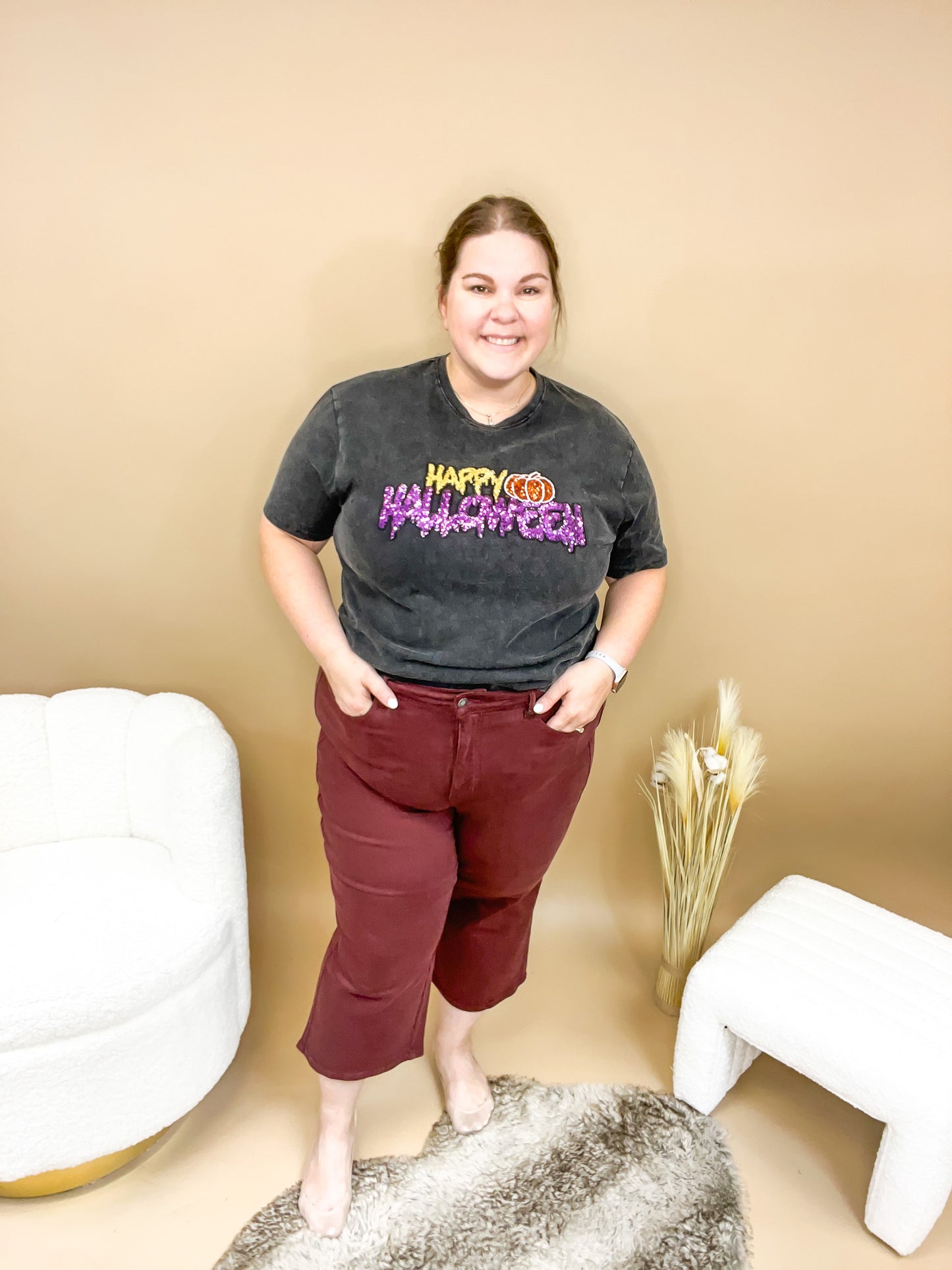 Judy Blue Autumn In New York Crop Jeans