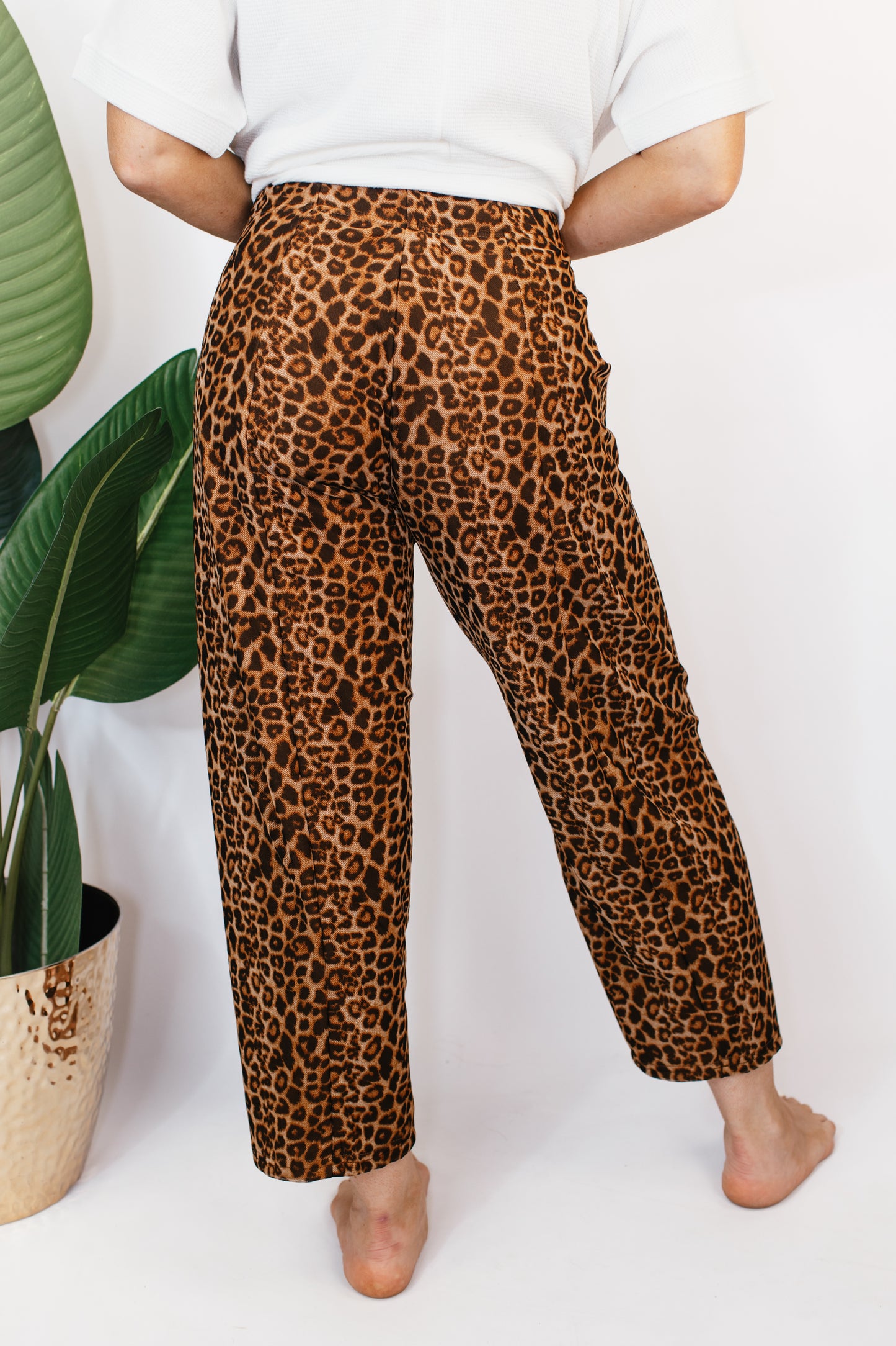 Barrel Pants in Cheetah - Reg/Curvy
