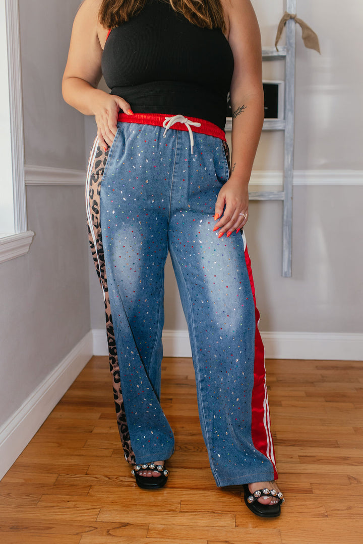 Full Throttle Embellished Jeans - Reg & Curvy
