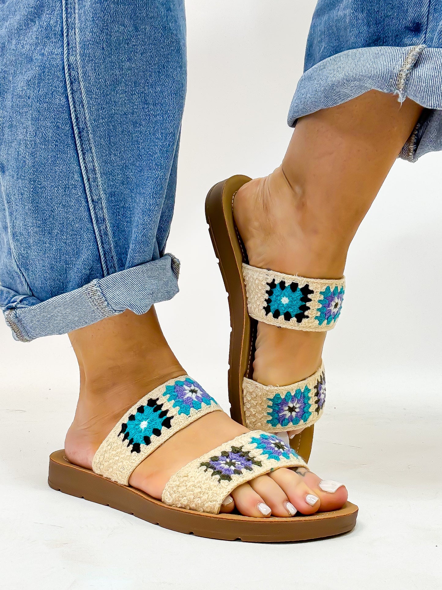 Corky's Light Blue Toodles Sandals