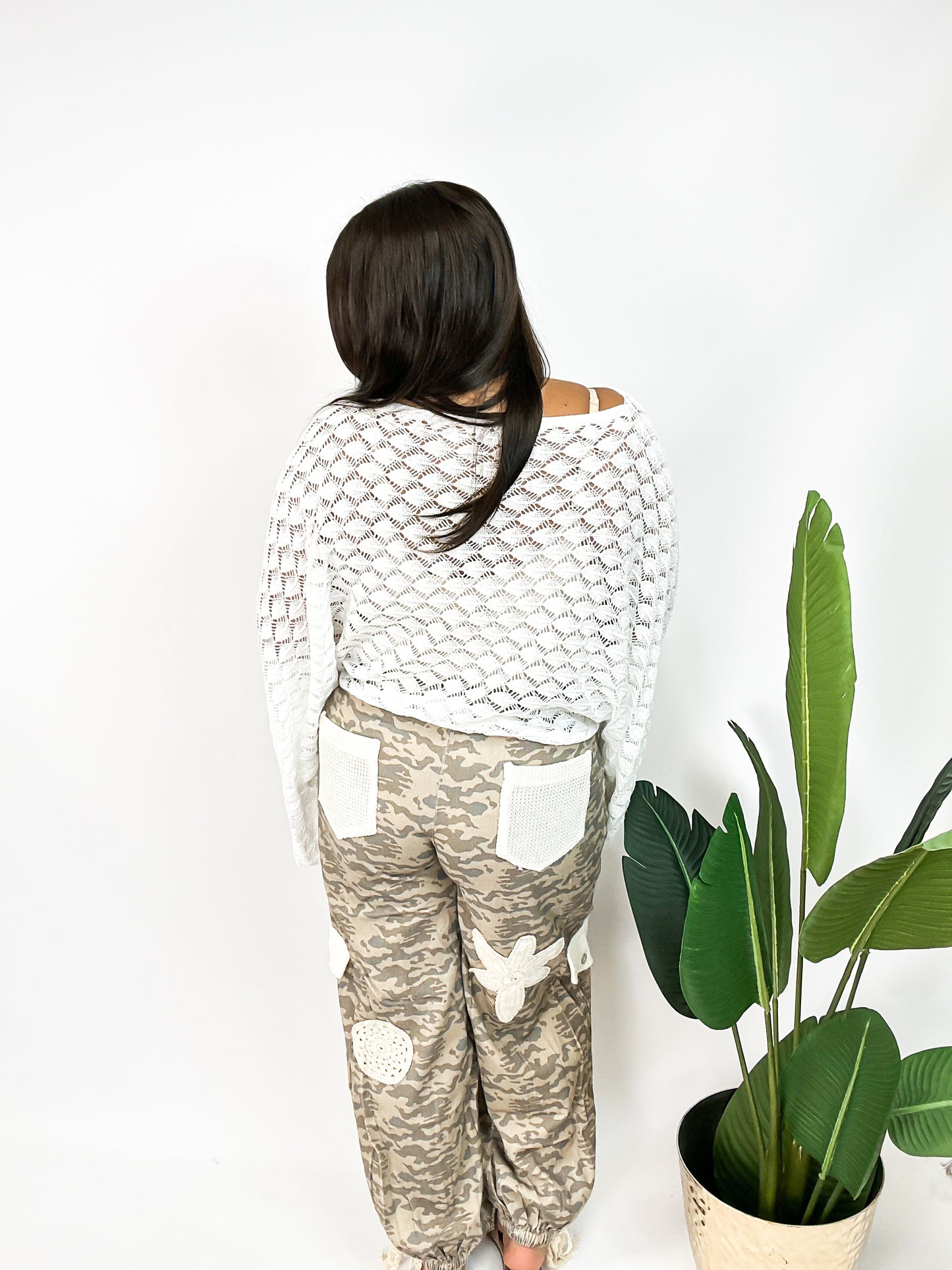 Beige Camo Pants