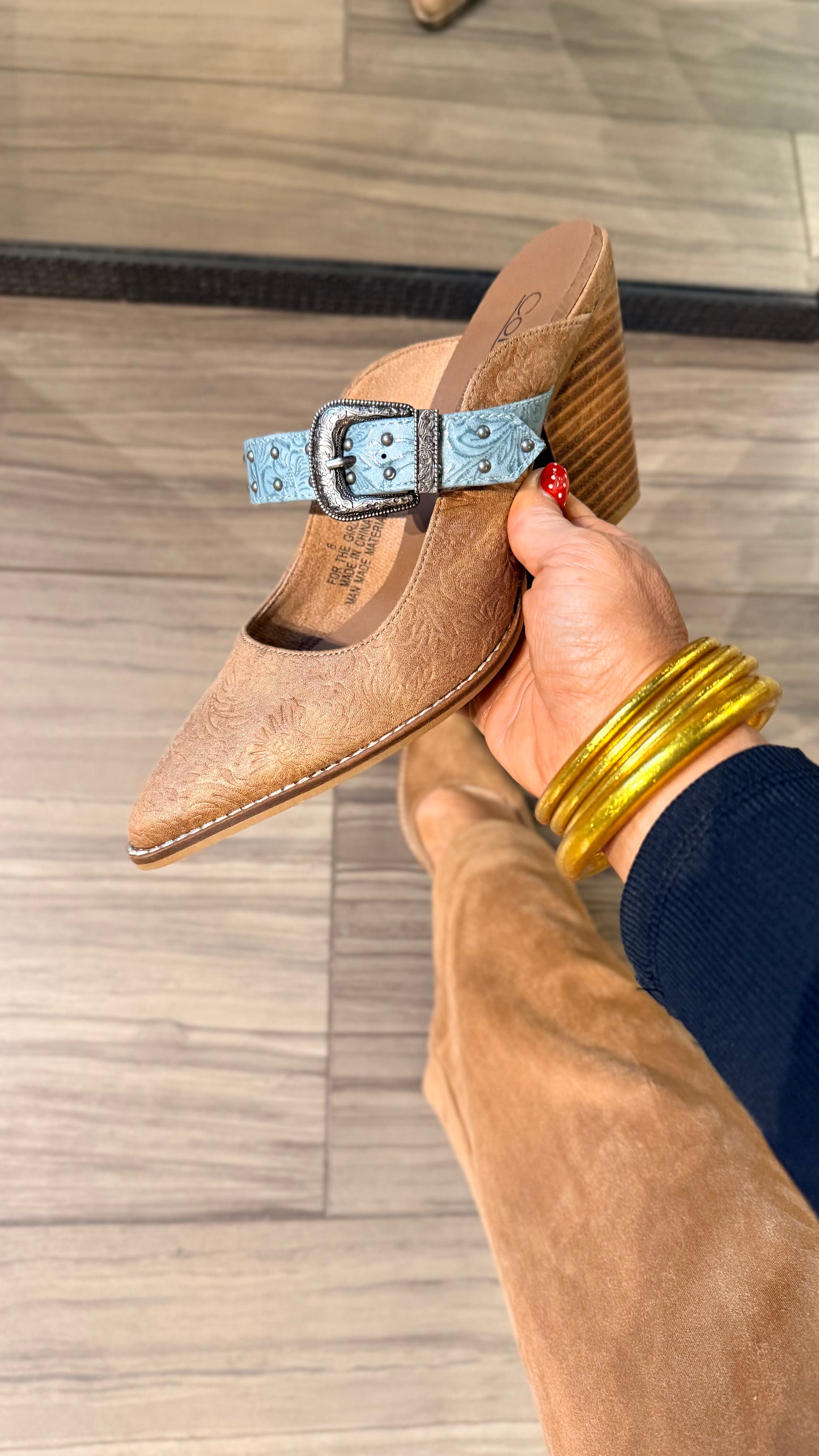 Corky's Camel Turquoise For The Girls Heels