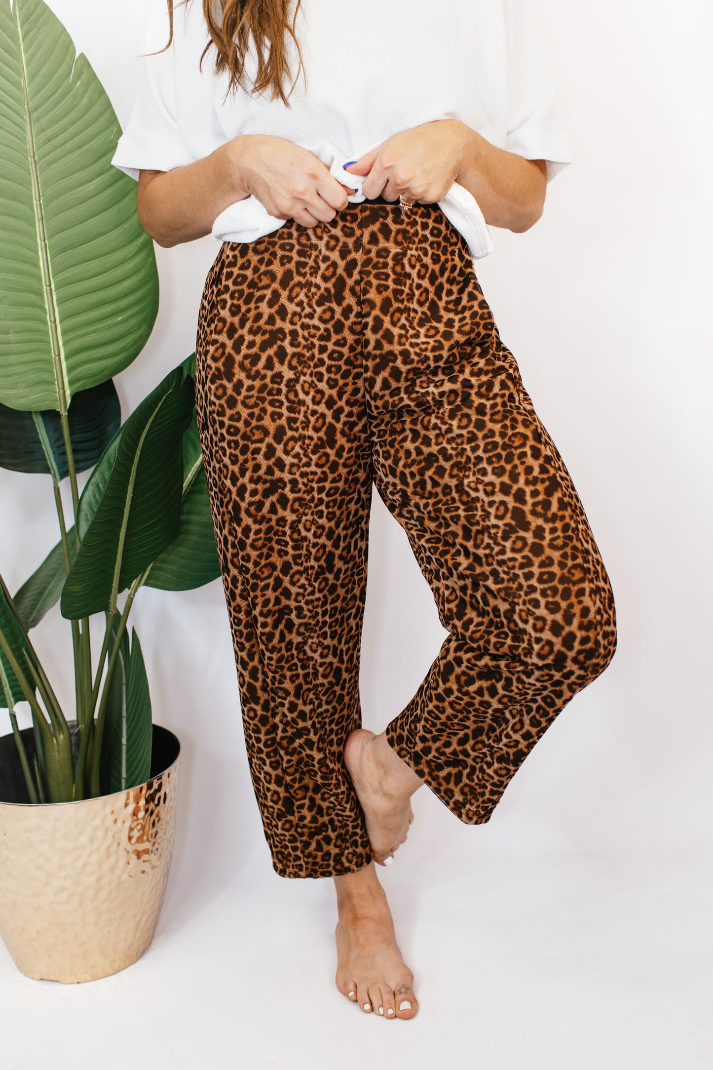 Barrel Pants in Cheetah - Reg/Curvy