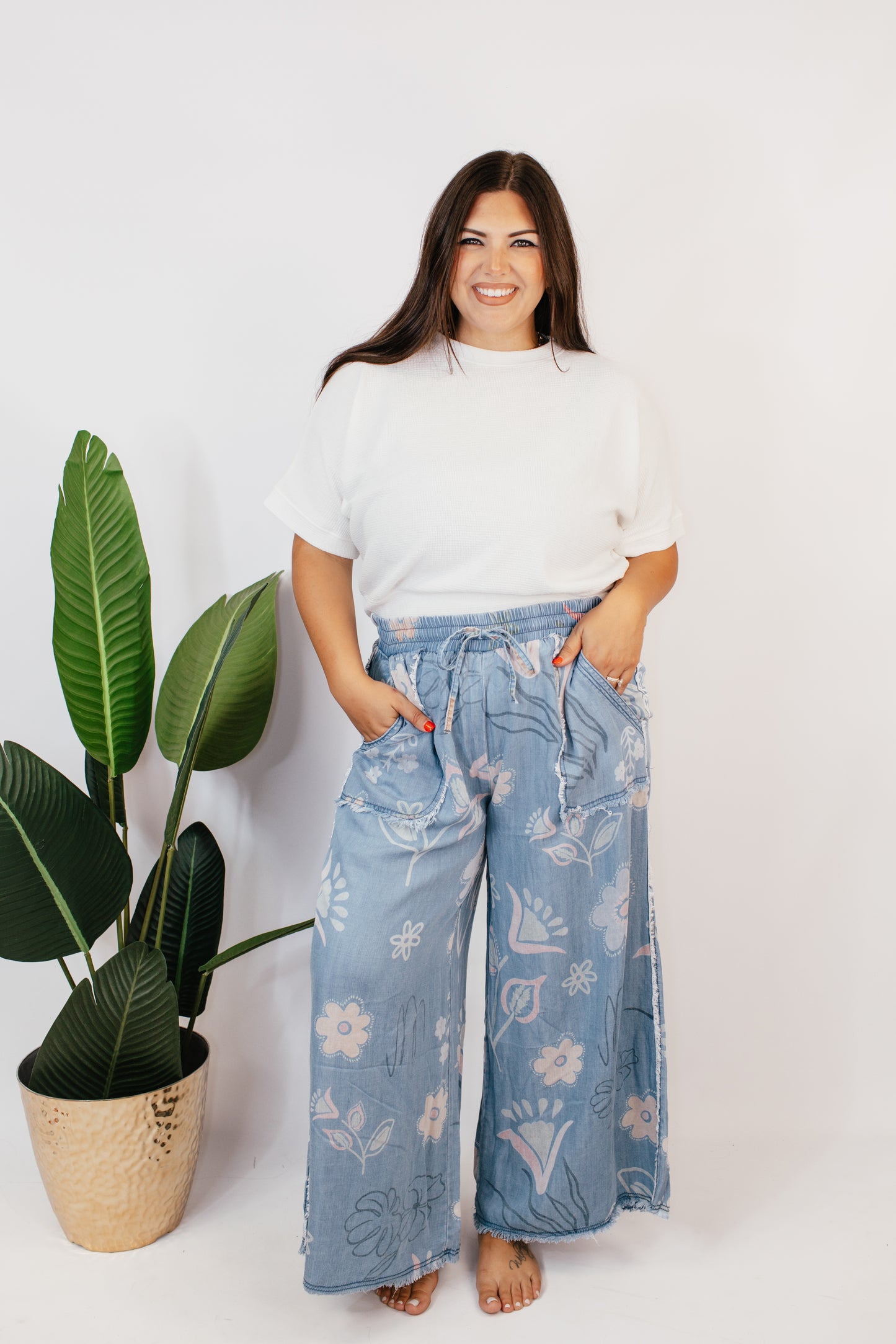 Easy Bloom Wide Leg Pants - Reg & Curvy - FINAL SALE