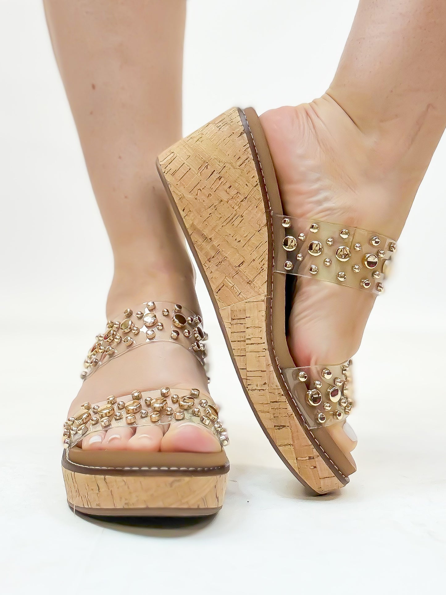 Corky's Clear Bad Habit Sandals FINAL SALE