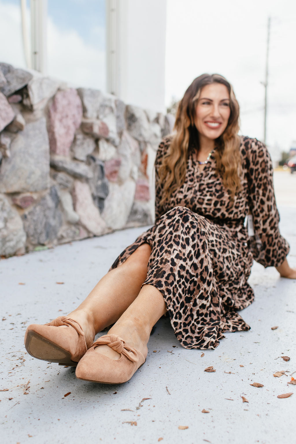 Corky's Camel Faux Suede Knotty But Nice Mules