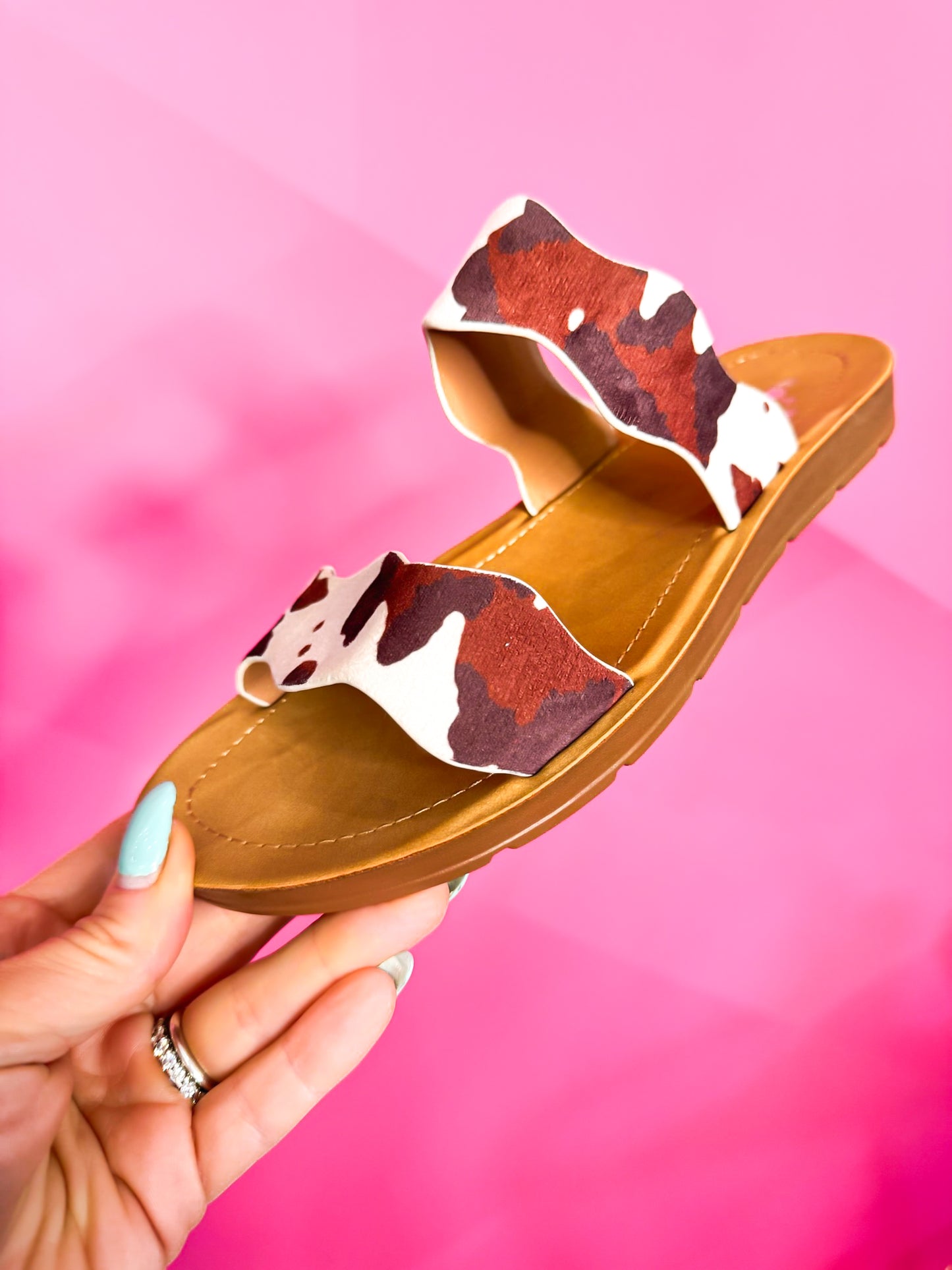 Corky's Brown Cow Wishy Washy Sandals - FINAL SALE