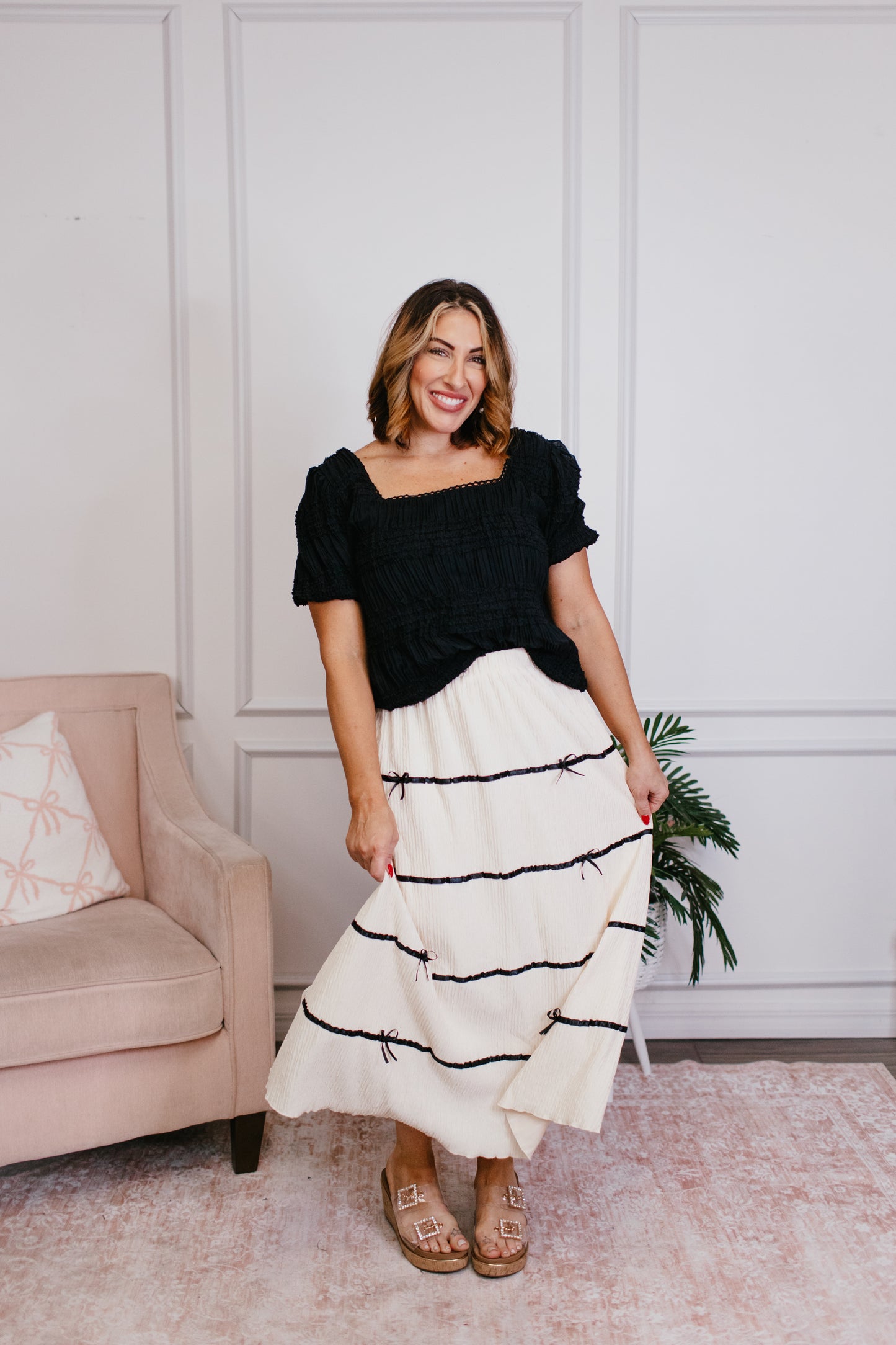 Rows of Bows Skirt - Reg/Curvy