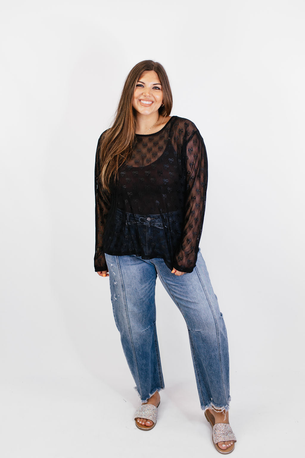Whisper Lace Top - Reg/Curvy- FINAL SALE