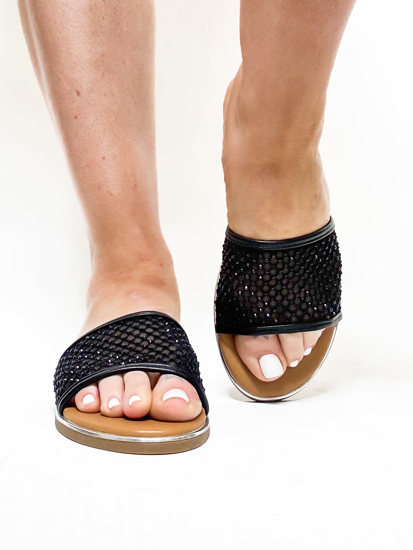 Corky's Black Just Meshin With Ya Sandals - FINAL SALE