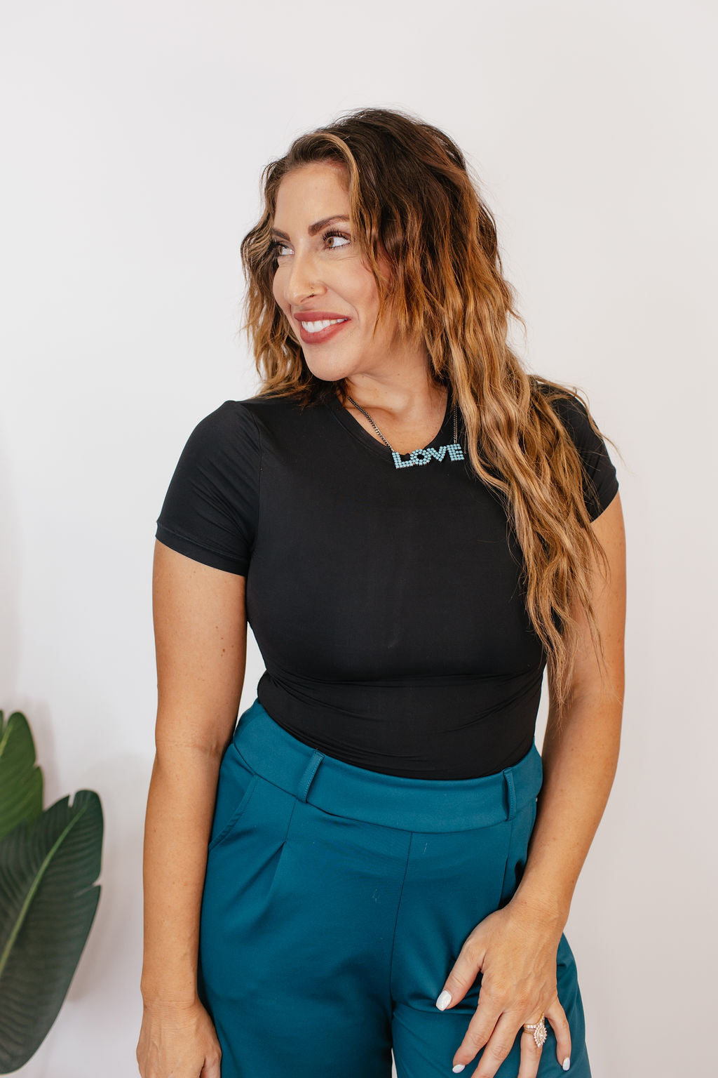 Slimm T-Shirt In Black - Reg & Curvy