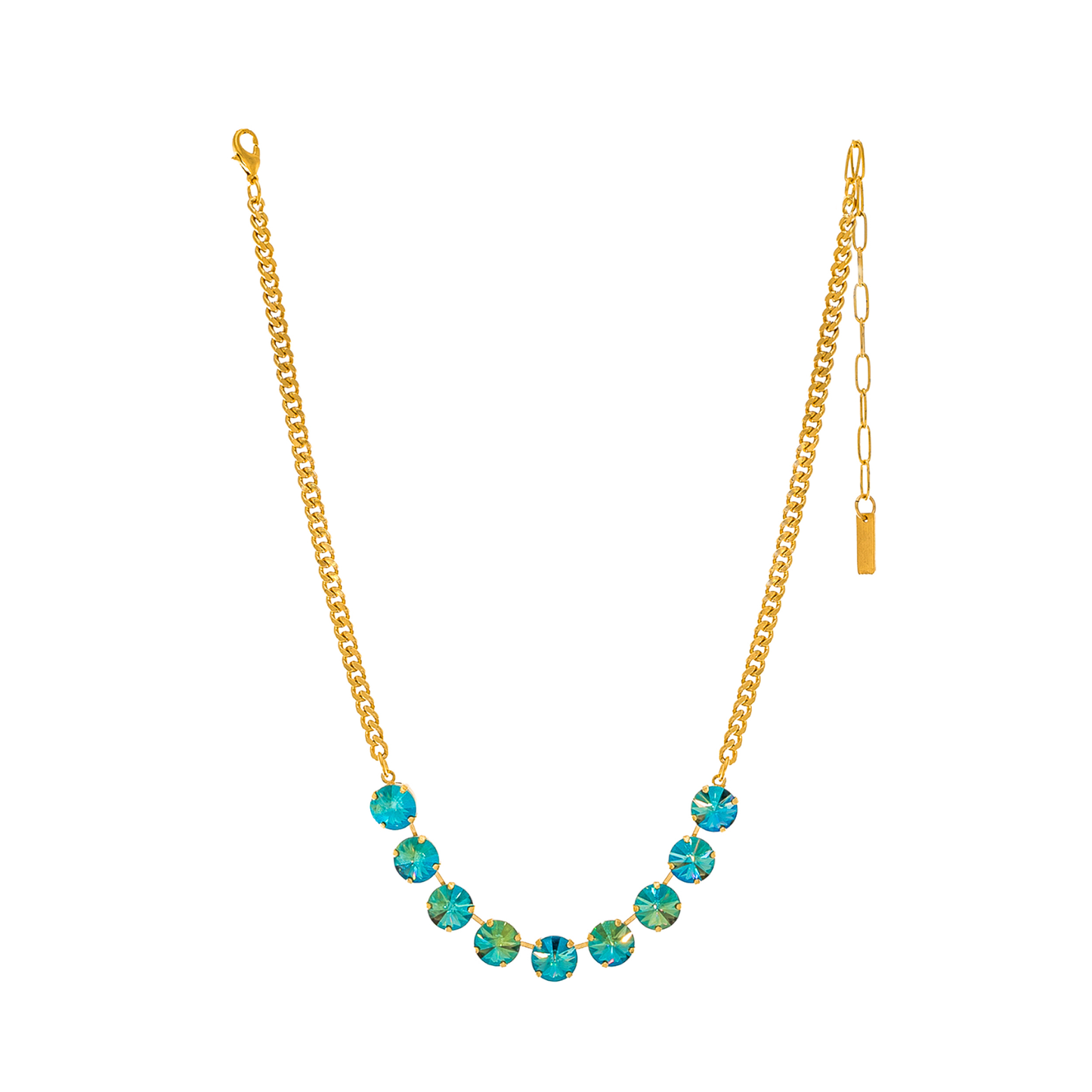 Tova Mini Sofia Necklace in Aqua Verde - FINAL SALE
