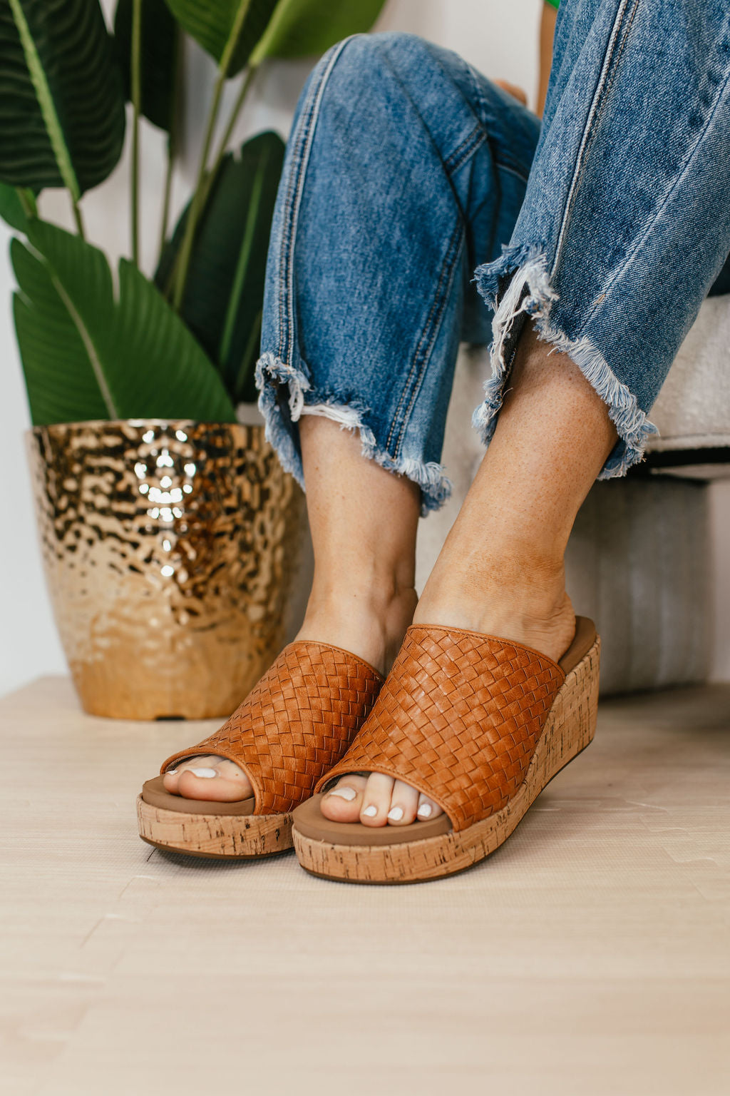 Corky's Cognac Wine and Dine Sandals FINAL SALE