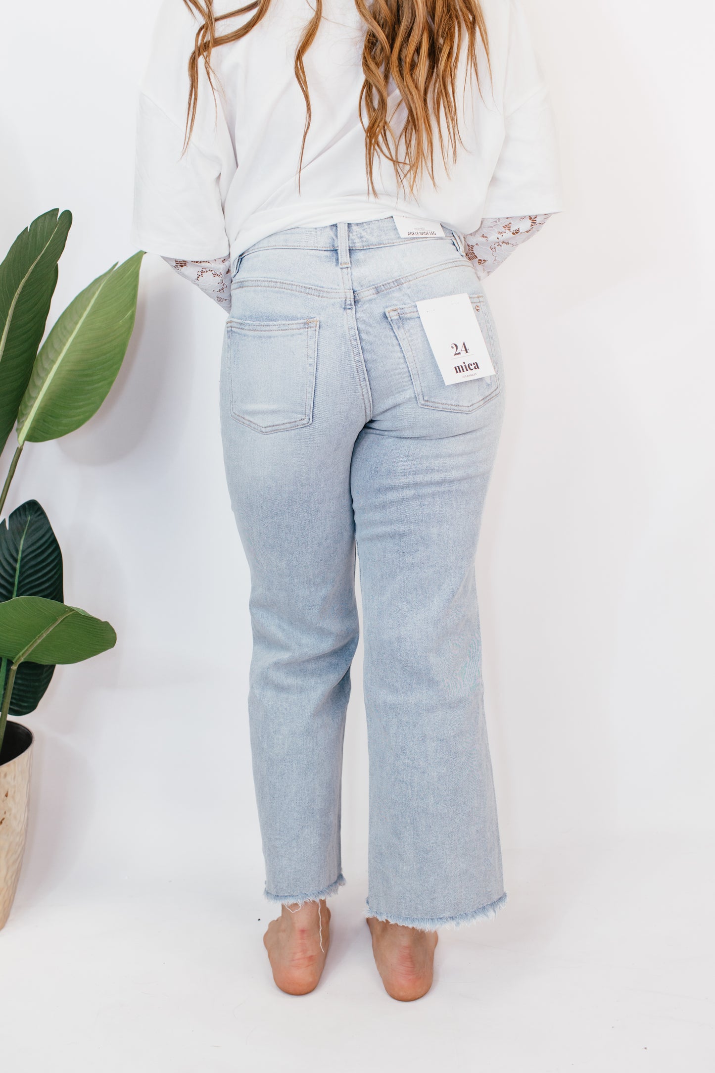 Mica Pearl Crush Cropped Jeans