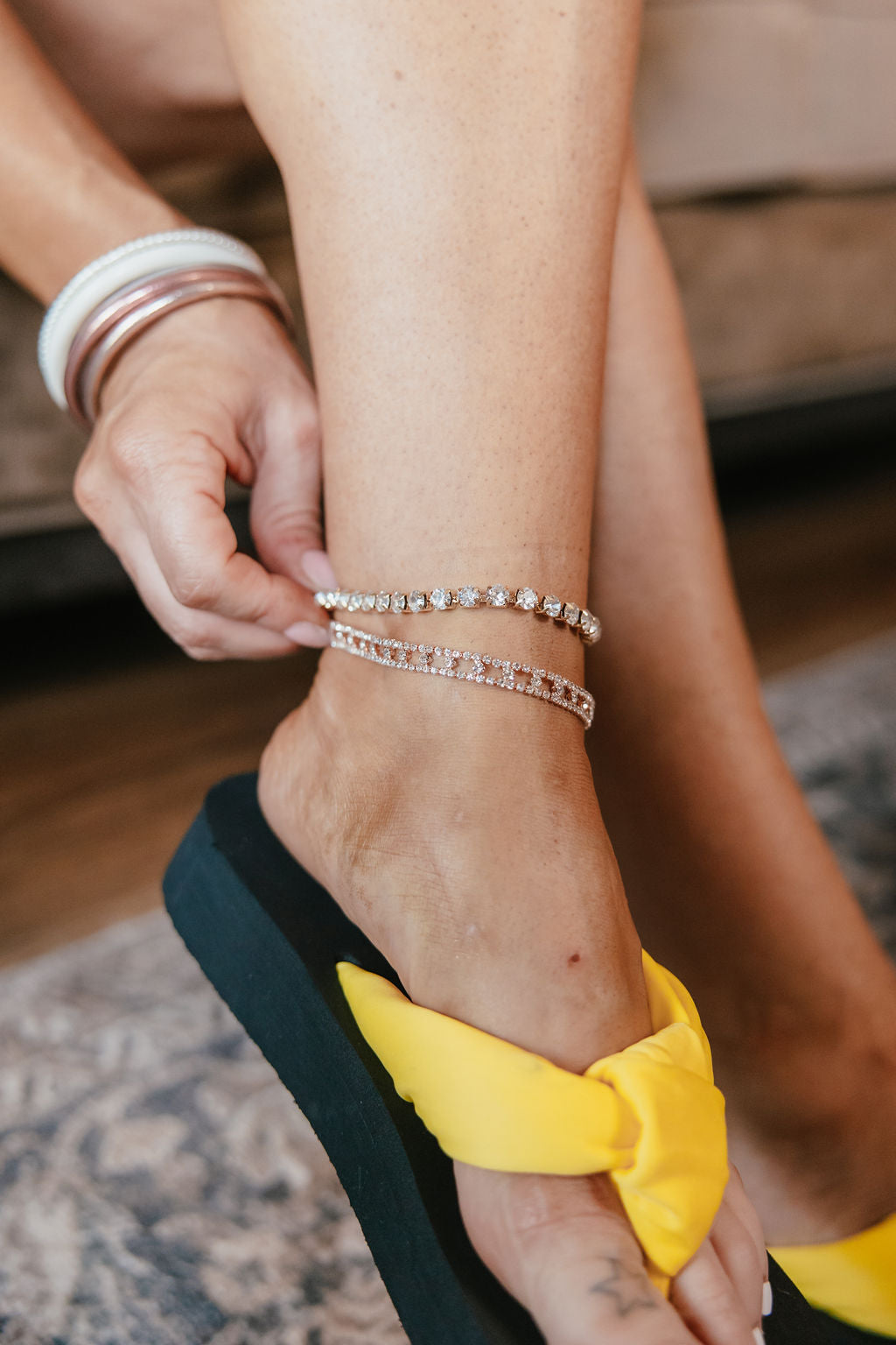 Simple Anklet In Gold