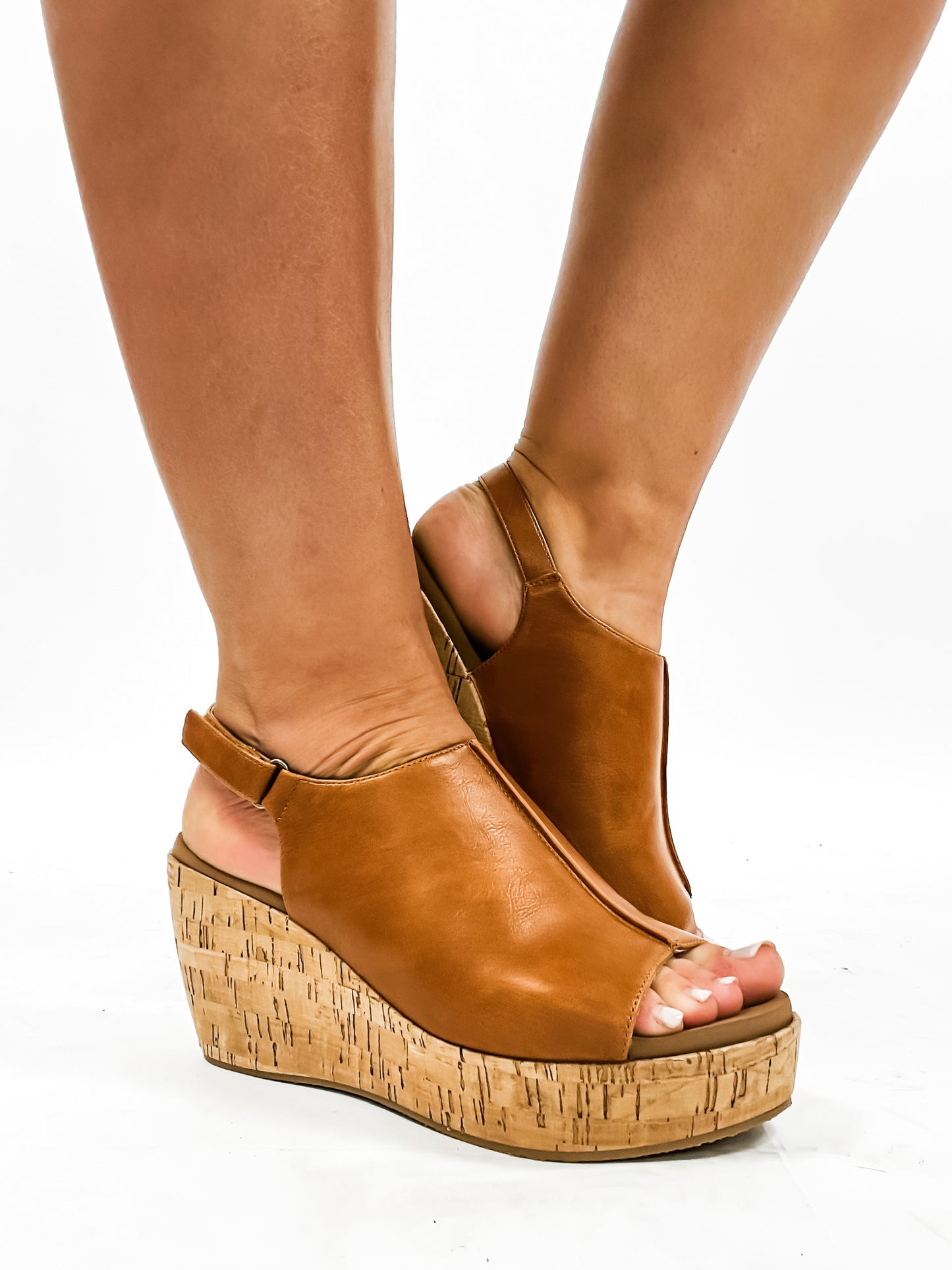 Corky's Cognac Weekend Plans Sandals FINAL SALE