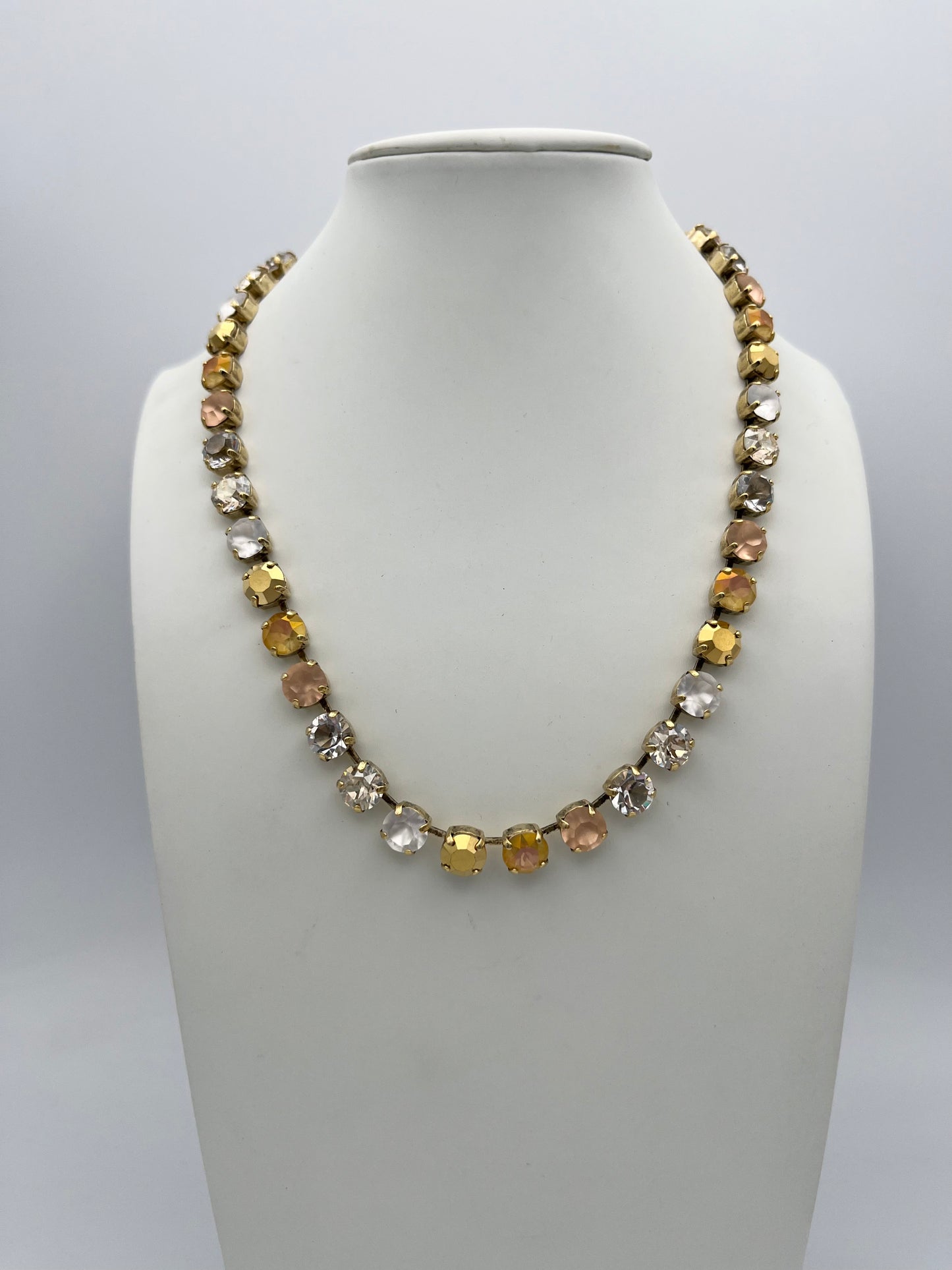 Tova Oakland Necklace in Antique Gold Candy Glam