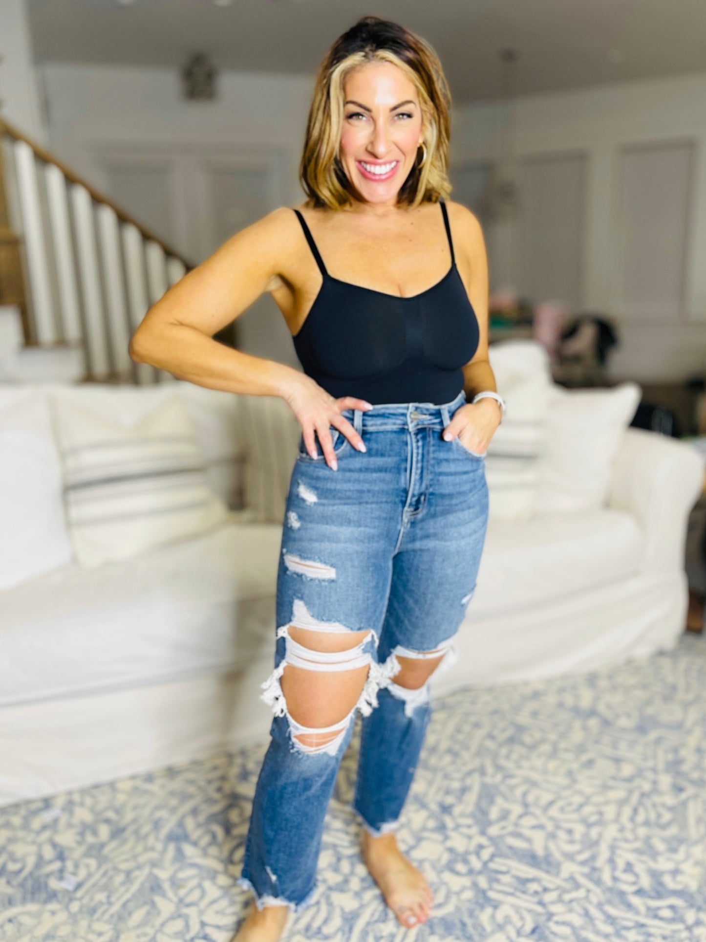 Risen About Damn Time Crop Jeans - FINAL SALE