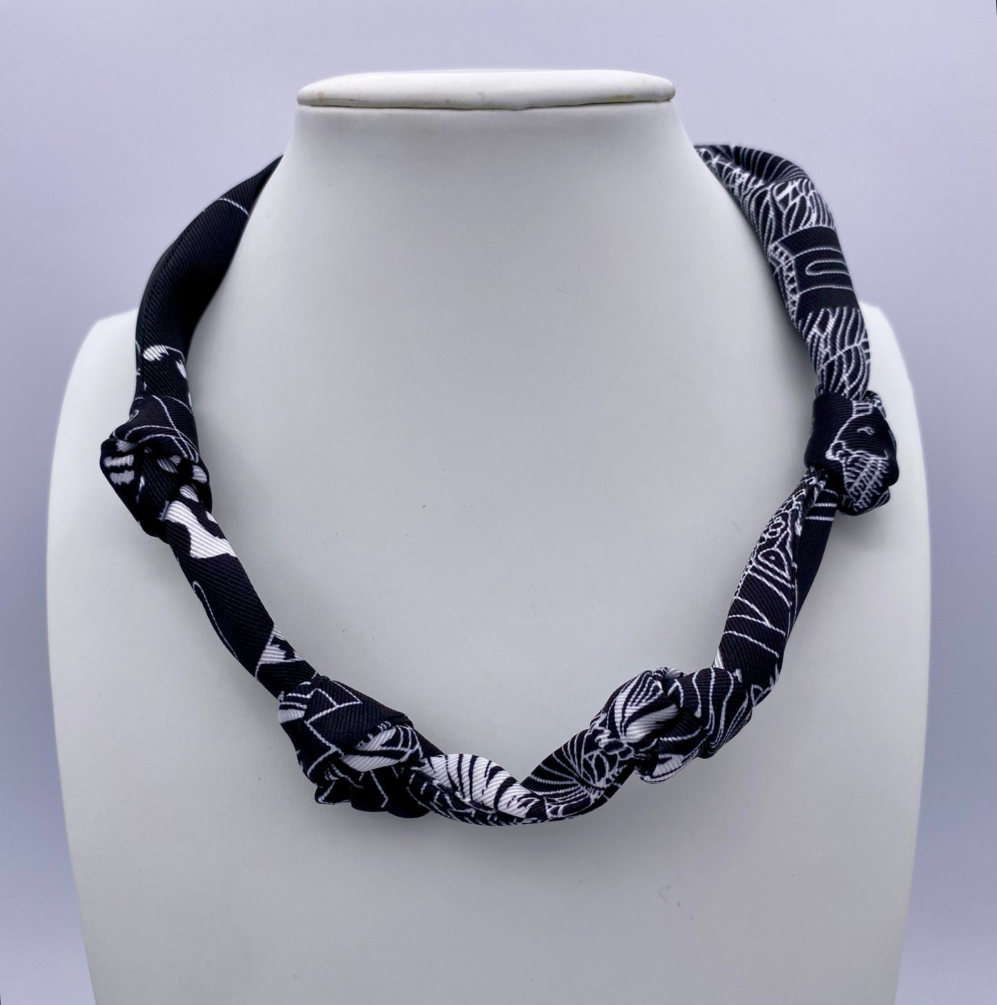 Weekend Wardrobe Knotted Scarf Necklace