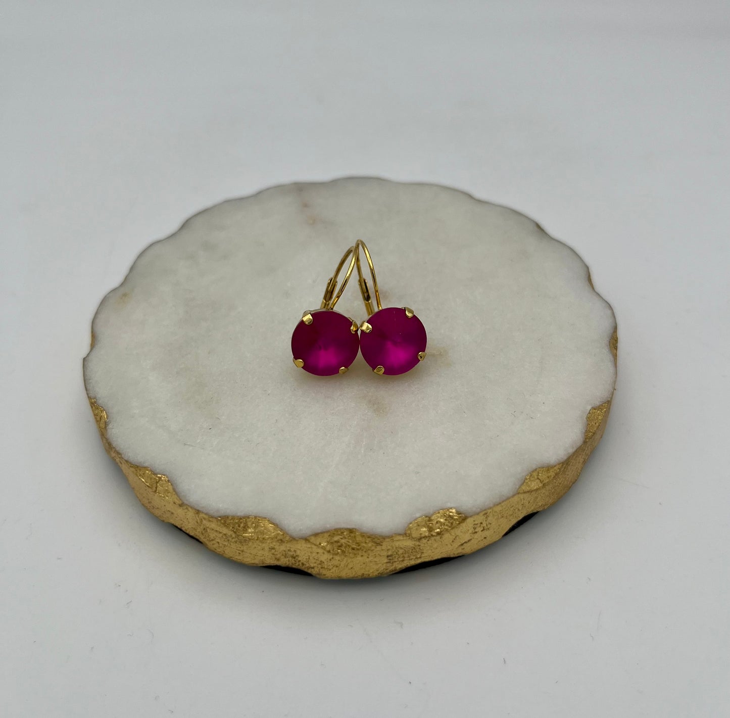 Tova Caitlin Small Round Earrings in Multiple Colors - FINAL SALE
