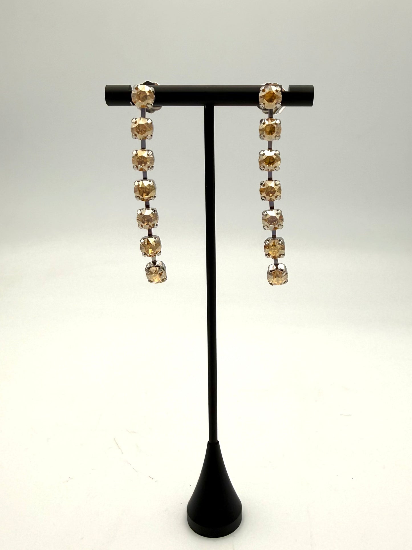 Tova Mini Berenike Earrings in Silver Caramel