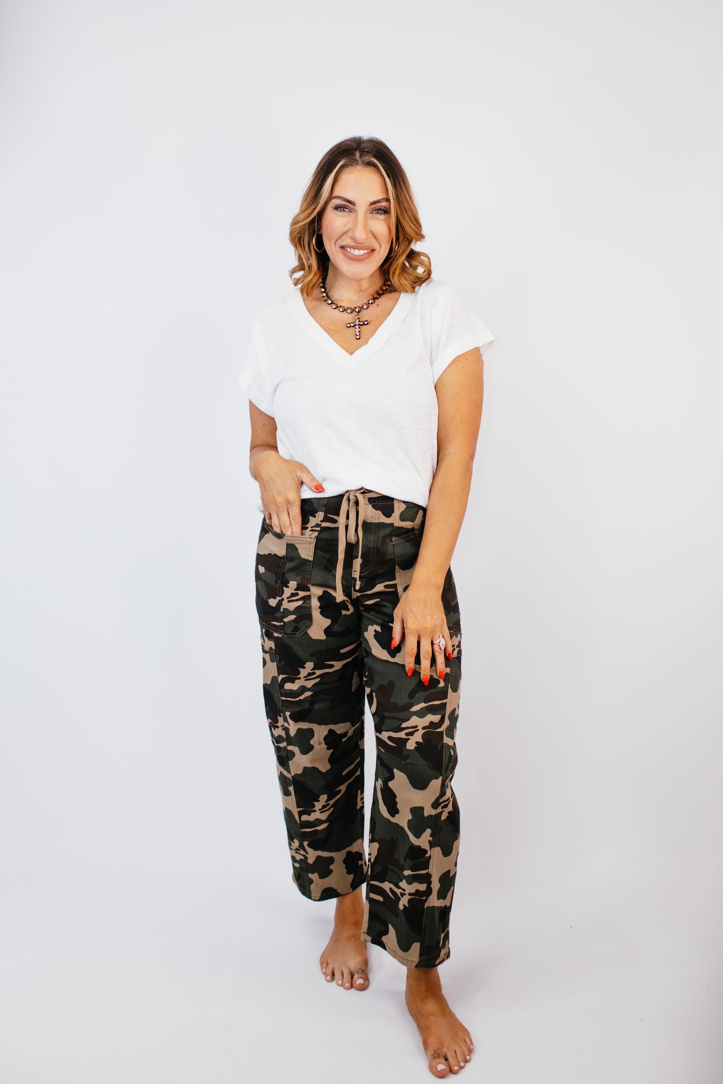 Camo Barrel Pants - Reg/Curvy