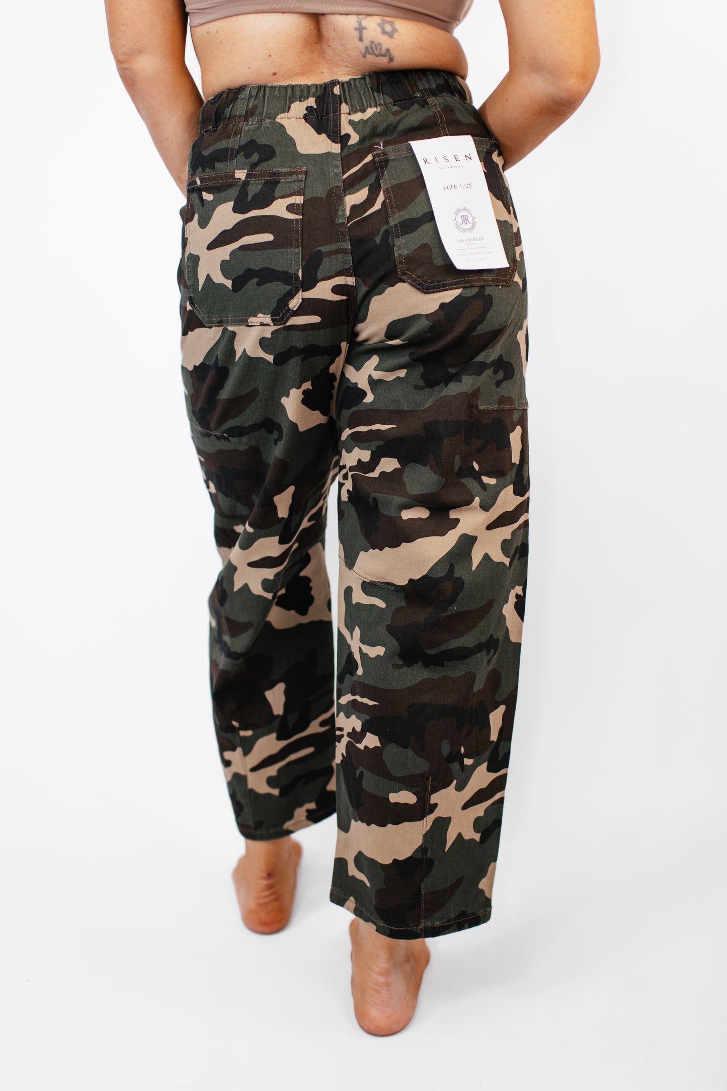 Camo Barrel Pants - Reg/Curvy