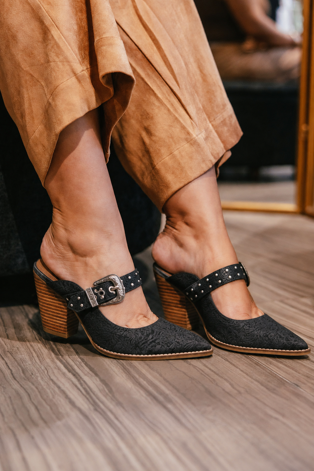 Corky's Black For The Girls Heels