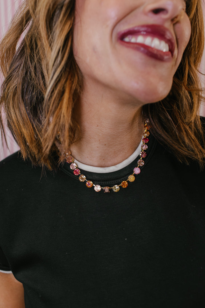 Tova Oakland Necklace In Candy Glam Blush