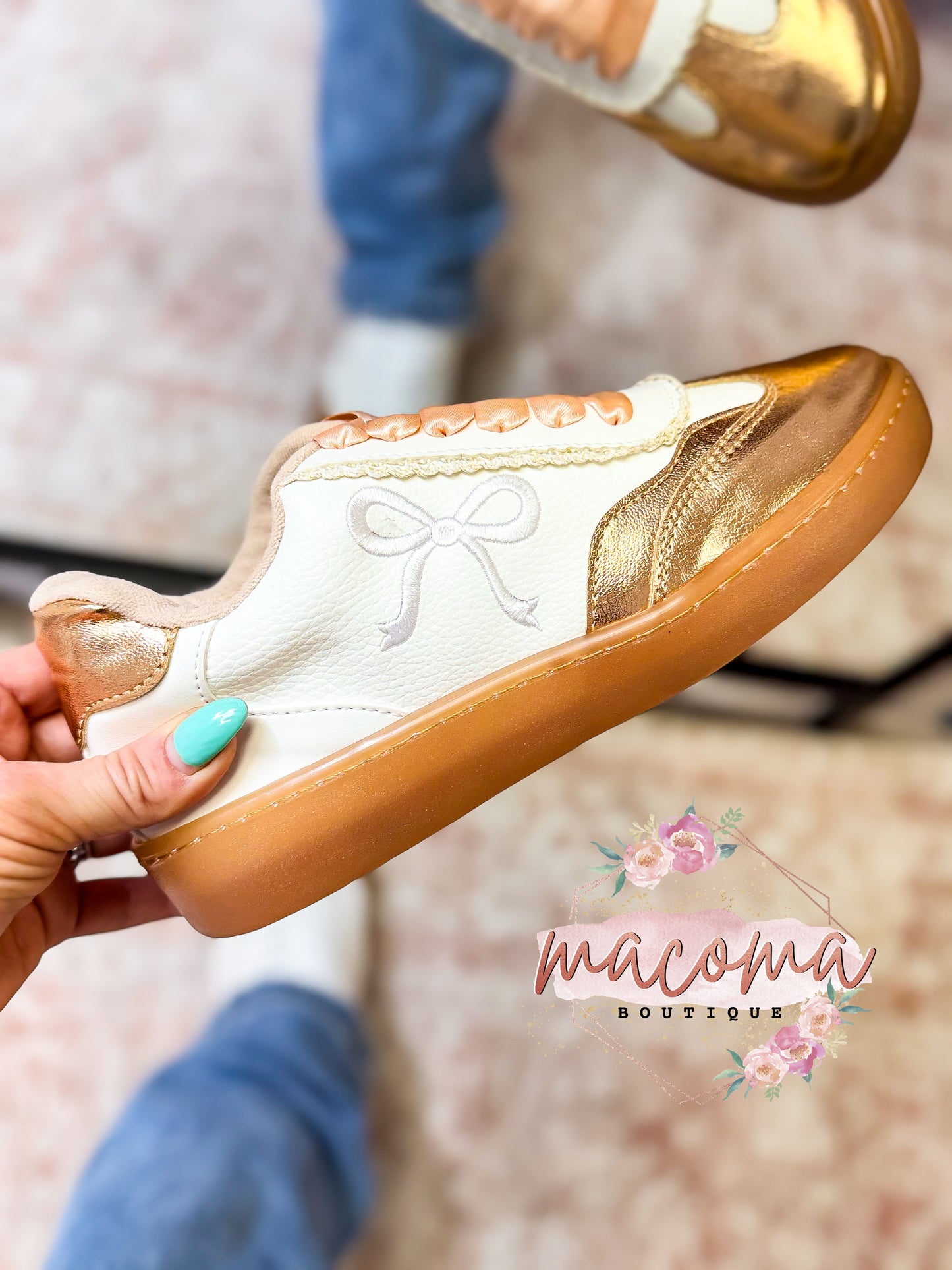 Rose Gold Jessie 2 Sneakers
