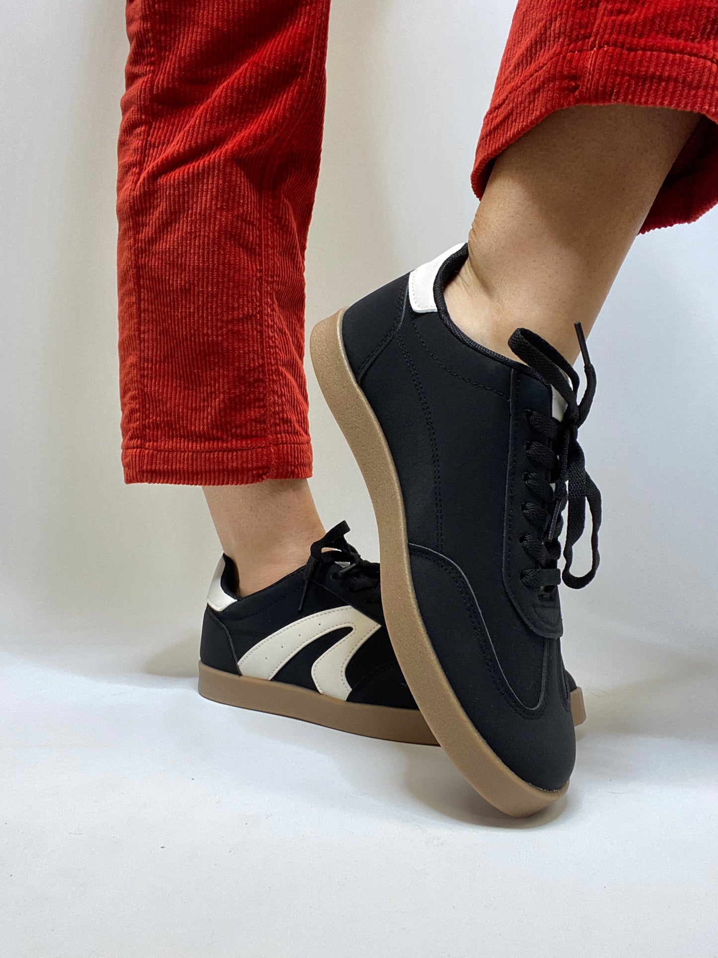 Very G Black Retro Sneakers