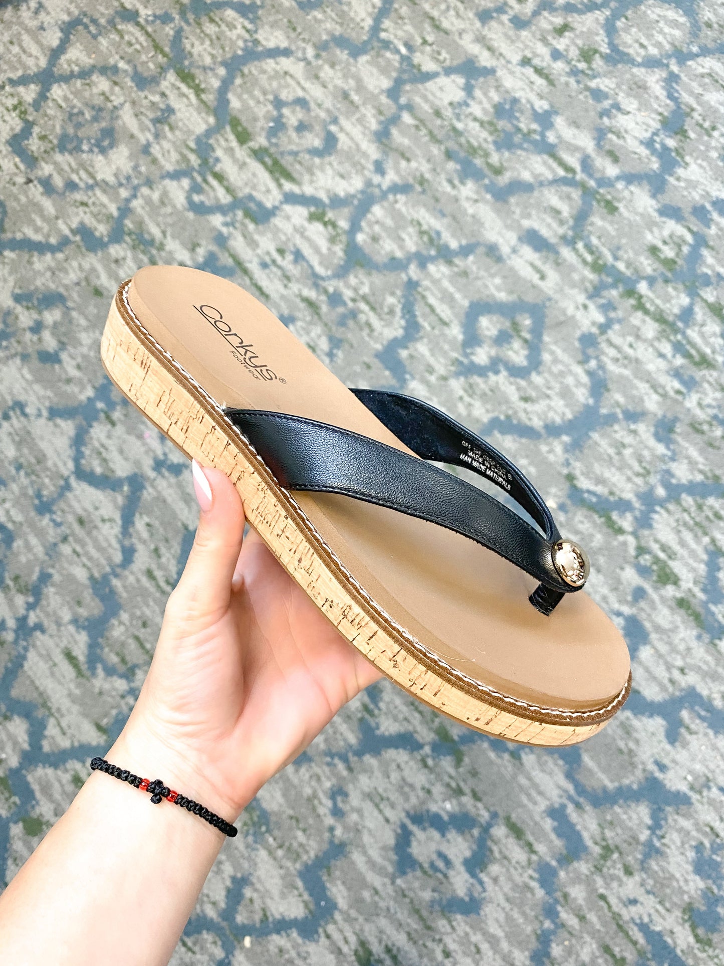 Corky's Black Off The Deep End Sandals