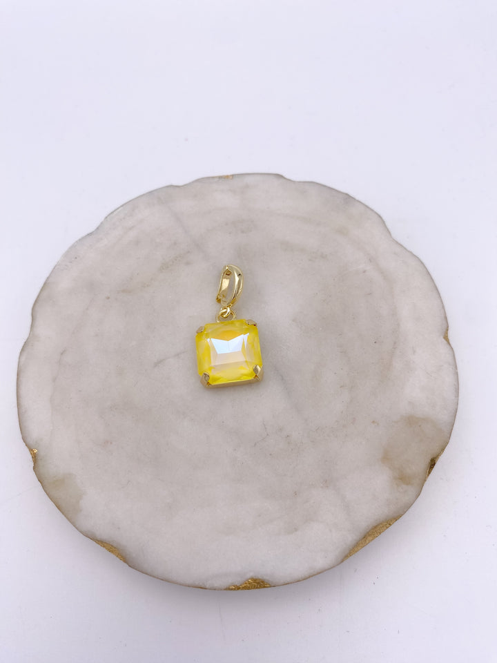Square Charm in Lemon Drop