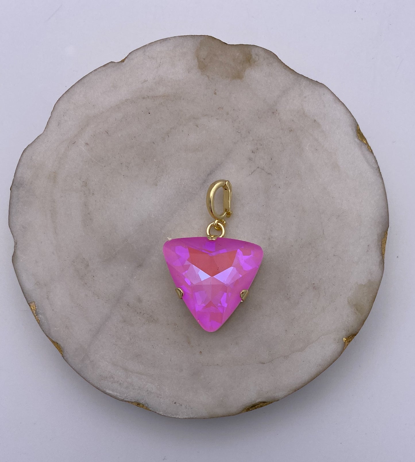 Triangle Charm in Bubble Gum