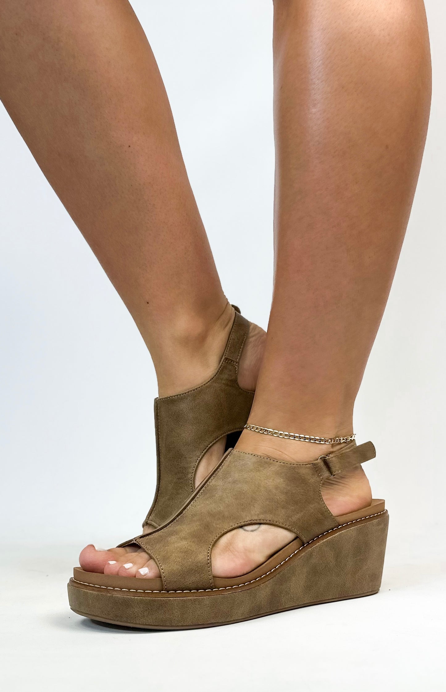 Corkys Taupe 2 Carley Sandals - FINAL SALE
