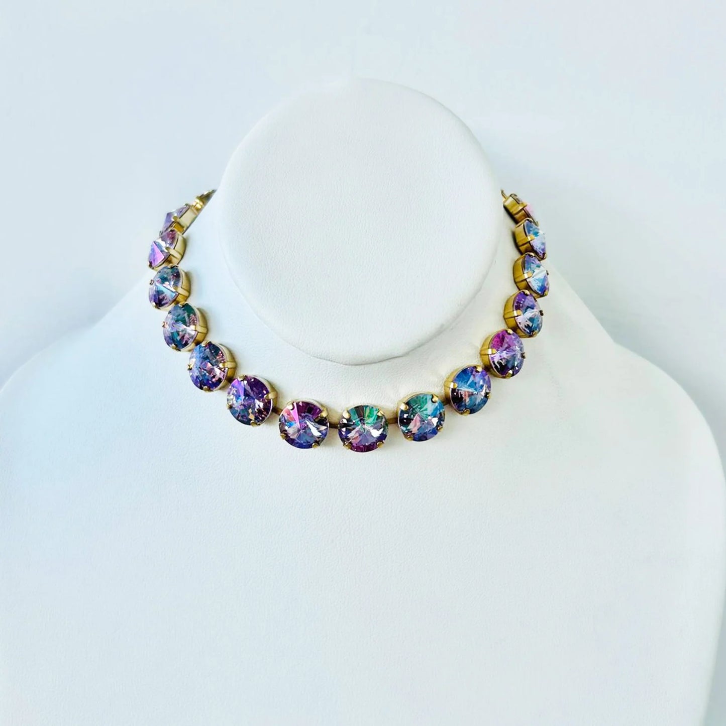 Tova Sofia Choker In Violet Glimmer