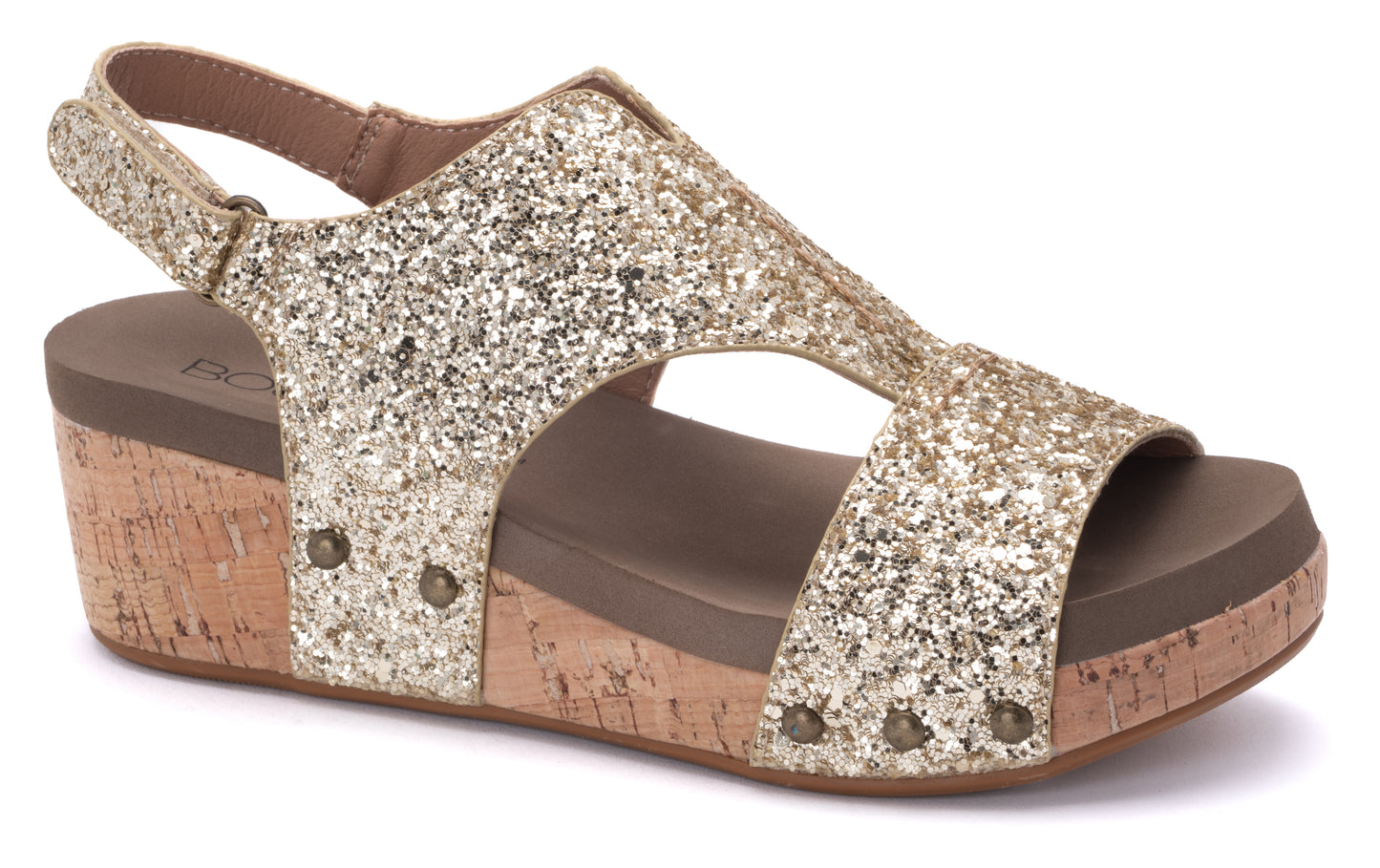 Corky's Gold Chunky Glitter Refreshing Sandals - FINAL SALE