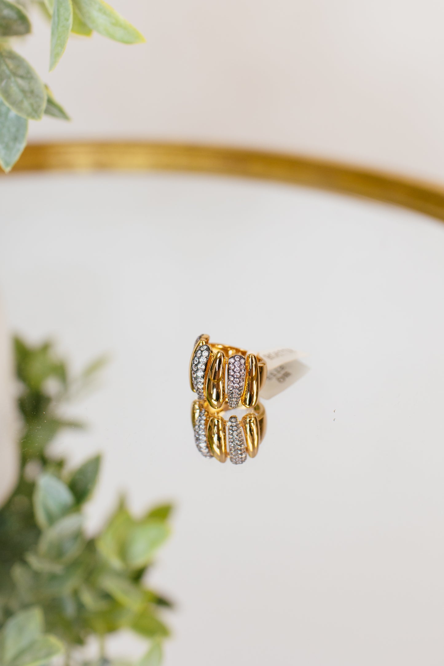Spike Pave Ring