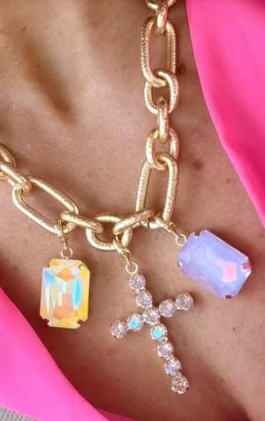 Rectangular Charm in Lemon Drop
