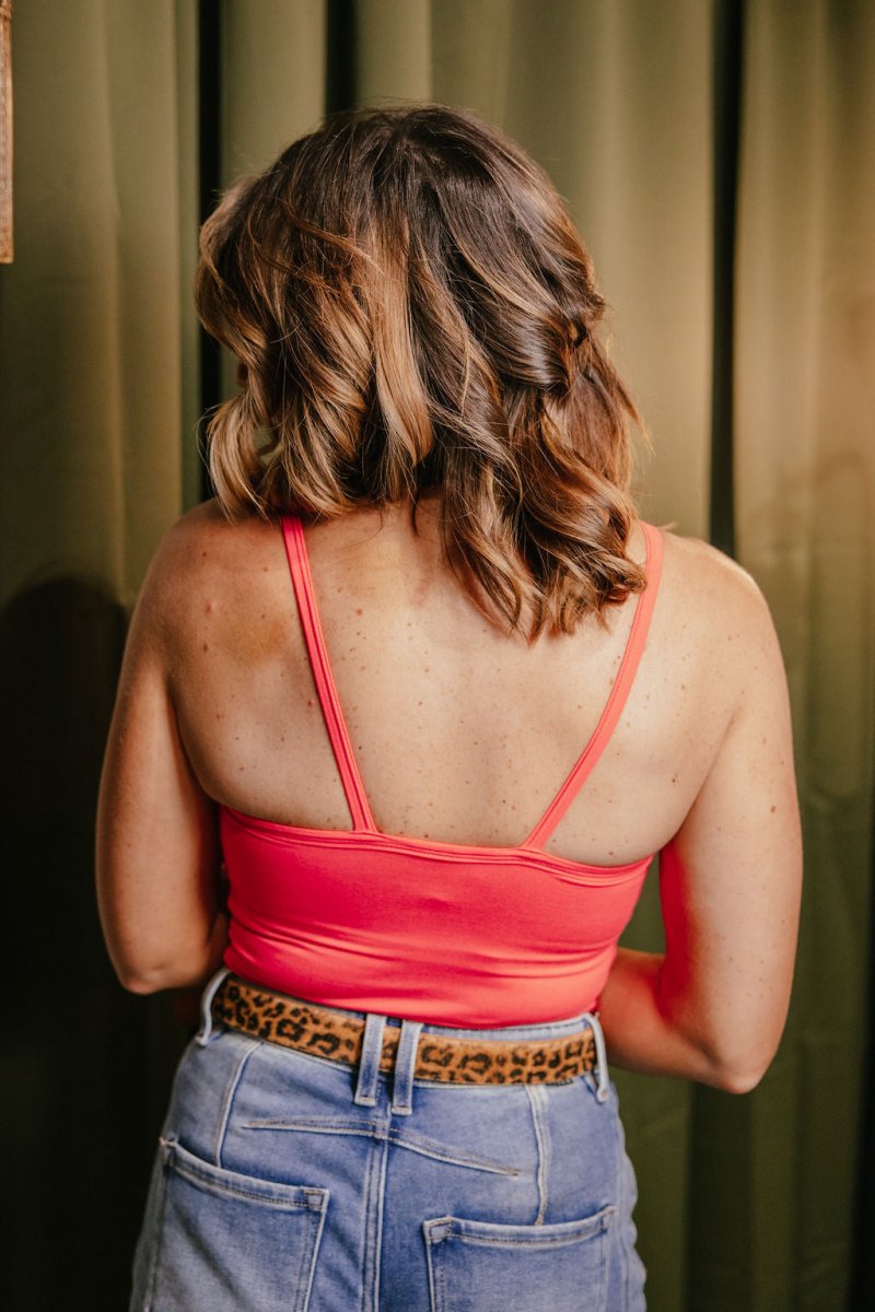 Bare Minimum Brami Tank In Dragonfruit - Reg & Curvy - Macoma Boutique110 Tanks