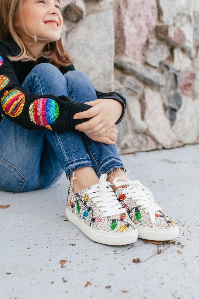 Betsey Johnson Children's Multi Light Sidny Sneakers - Macoma Boutique301 Sneakers